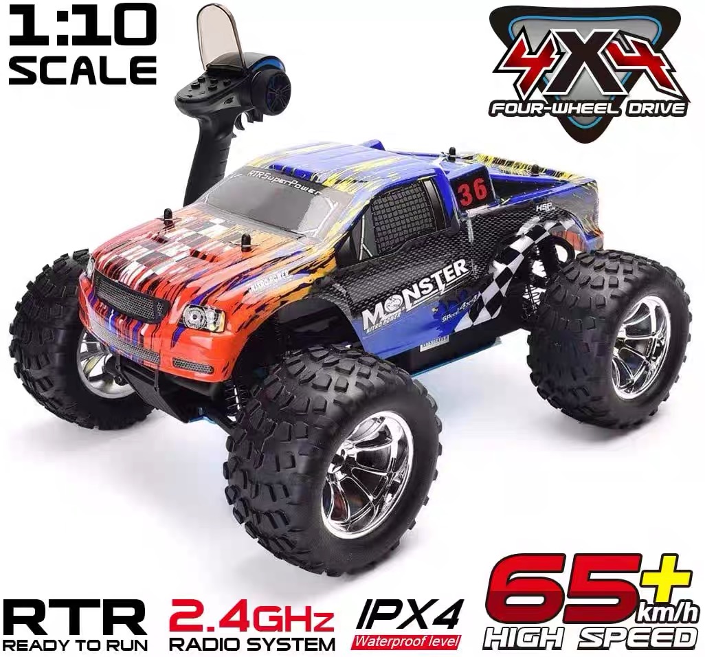 Rc Hobby Off Road - HSP RC Truck 1:10 Skala Nitro