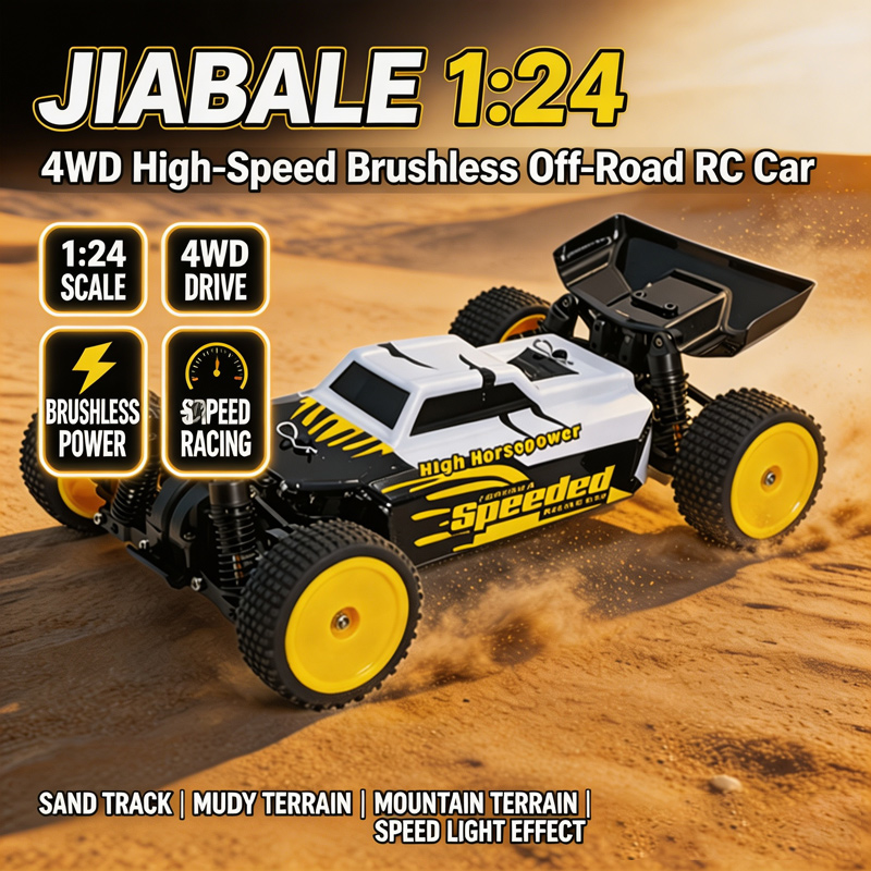 Jiabale 1:24 Bezszczotkowy 4WD – Rc Hobby Off Road recenzja i cena